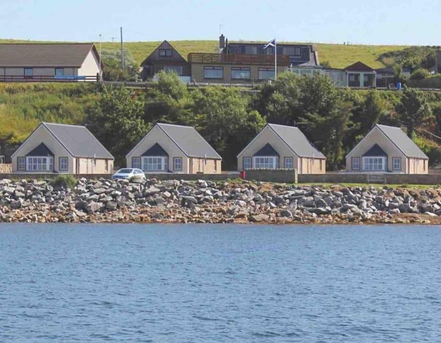 Dolphin View Cottages Portmahomack ภายนอก รูปภาพ